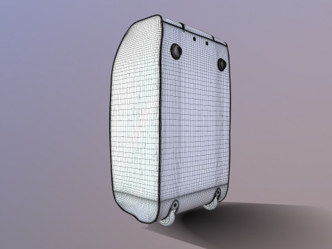 Bolsa con ruedas Modelo 3D