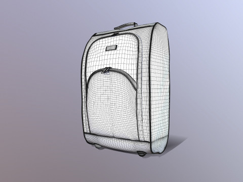 Bolsa con ruedas Modelo 3D