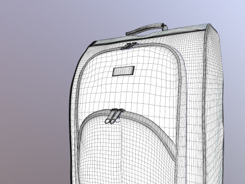 Bolsa con ruedas Modelo 3D