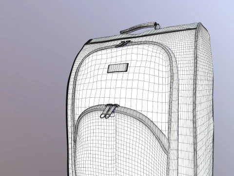 Trolley Bag 3D Model