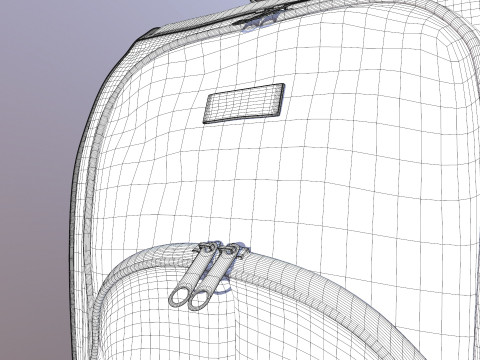 Bolsa con ruedas Modelo 3D