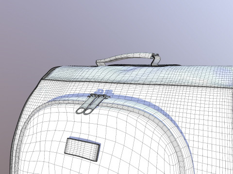 Bolsa con ruedas Modelo 3D