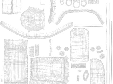 Bolsa con ruedas Modelo 3D