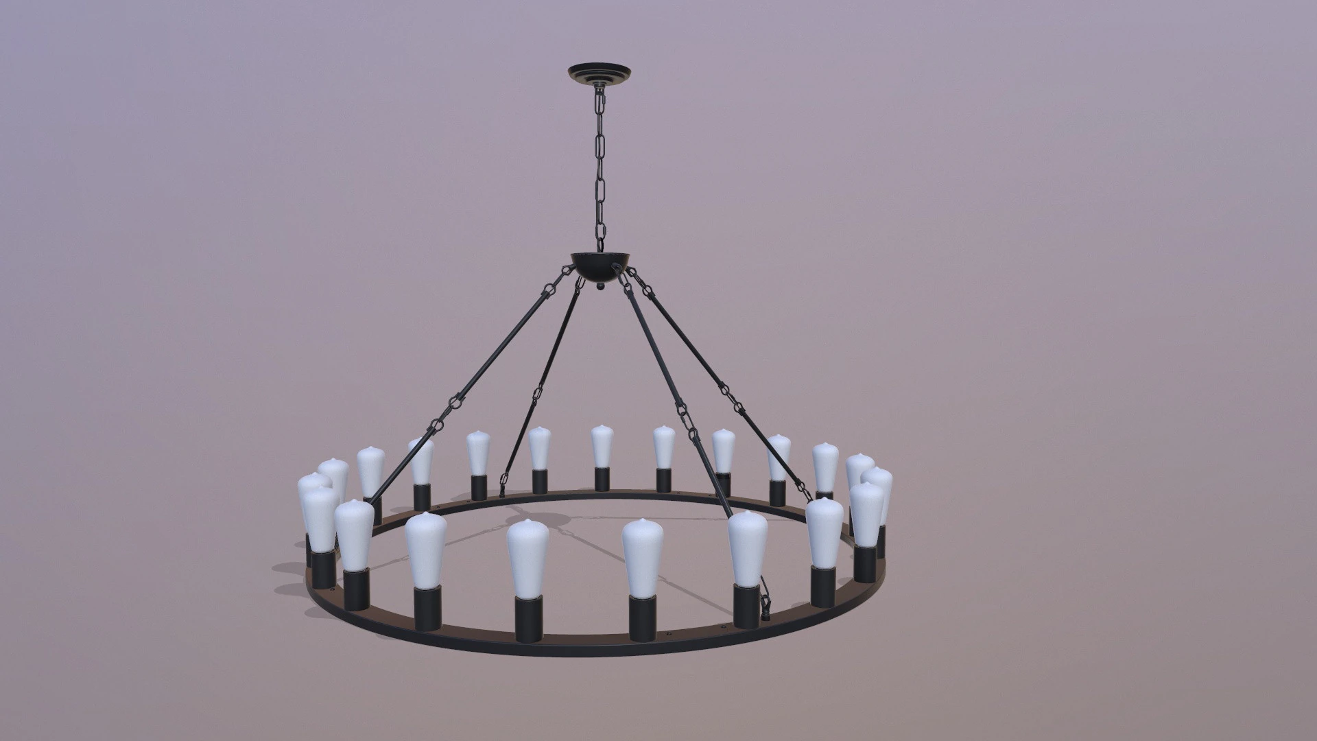 Chandelier 3D Model .c4d .max .obj .3ds .fbx .stl .blend 