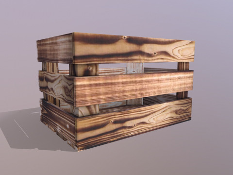 Cajas de madera Modelo 3D