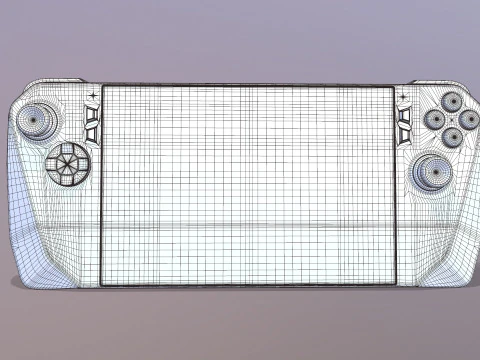Gaming Remote 3D Model