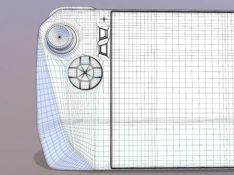Gaming Remote 3D Model