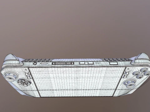 Gaming Remote 3D Model
