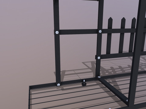 Support &agrave; fleurs Modèle 3D