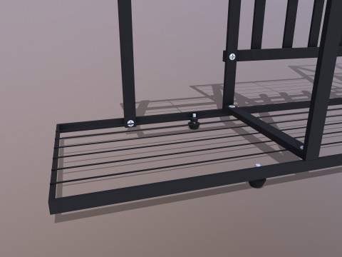 Support &agrave; fleurs Modèle 3D