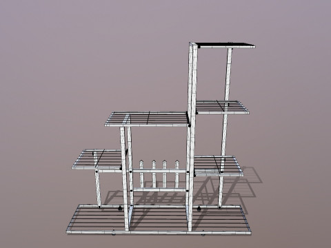 Support &agrave; fleurs Modèle 3D