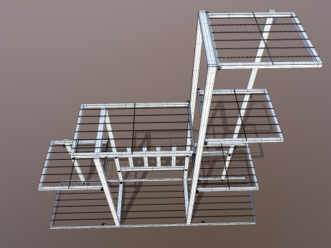 Support &agrave; fleurs Modèle 3D