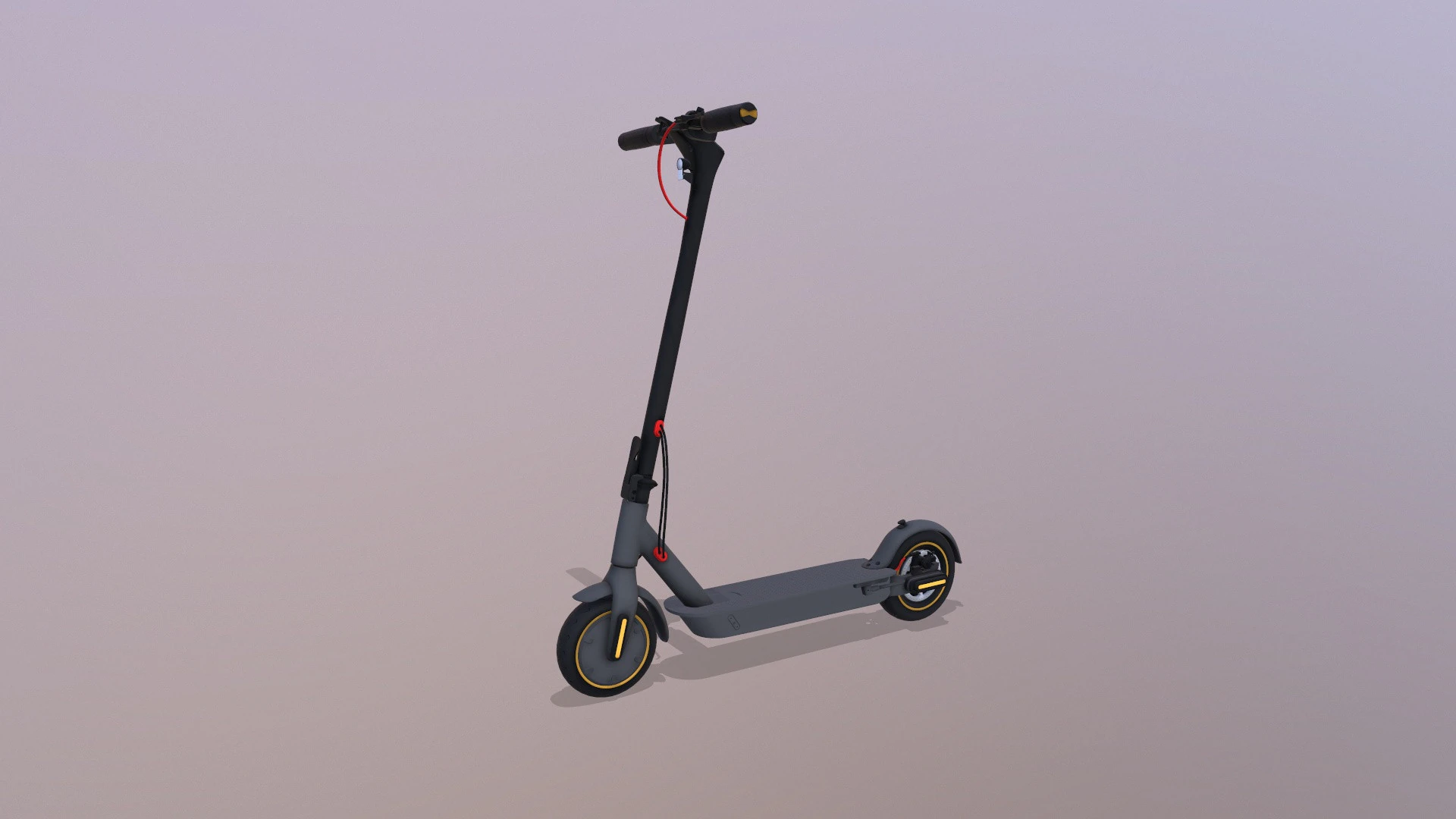 Kick Scooter 3D Model .c4d .max .obj .3ds .fbx .stl .blend 