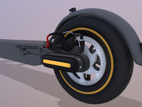 Kick Scooter 3D Model
