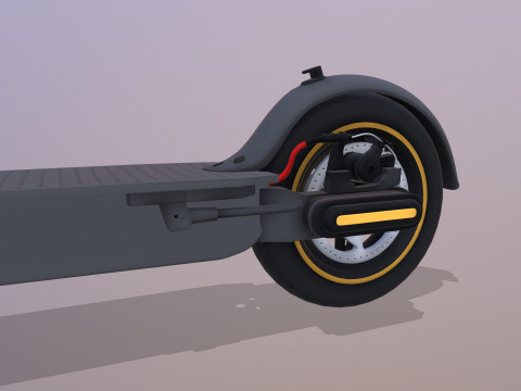 Kick Scooter 3D Model