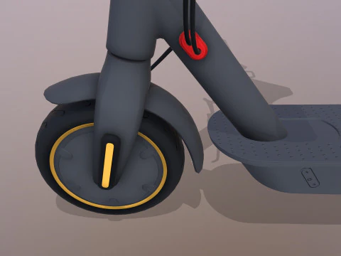 Kick Scooter 3D Model