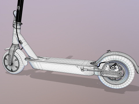 Kick Scooter 3D Model