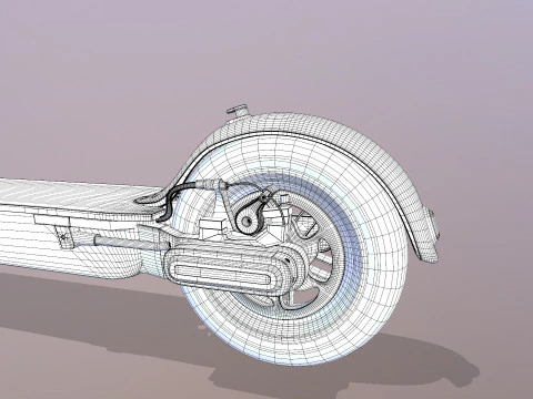 Kick Scooter 3D Model