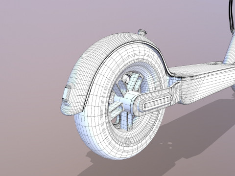 Kick Scooter 3D Model