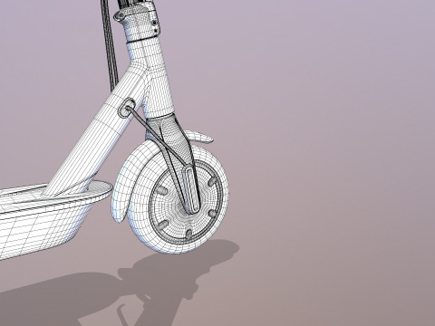 Kick Scooter 3D Model