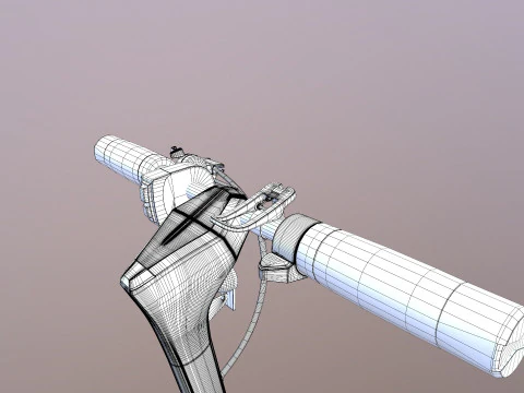 Kick Scooter 3D Model