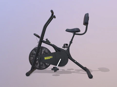 Air Bike Exercise Cycle 3D Model