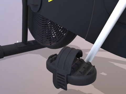 Air Bike Exercise Cycle 3D Model
