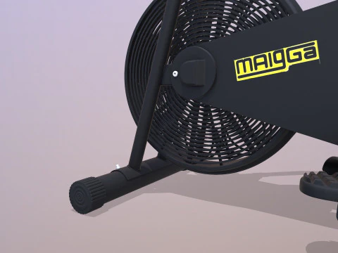 Air Bike Exercise Cycle 3D Model