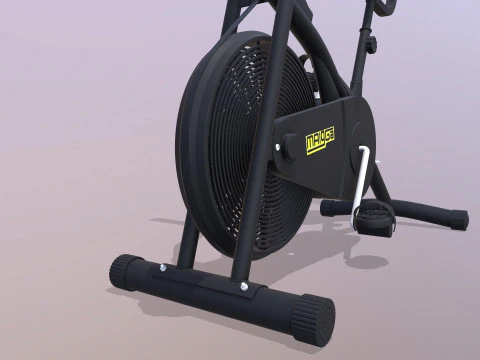 Air Bike Exercise Cycle 3D Model