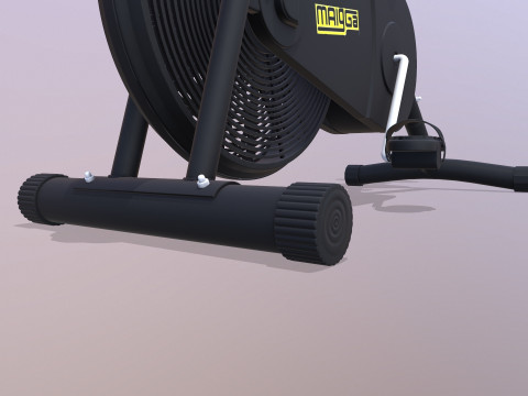 Air Bike Exercise Cycle 3D Model