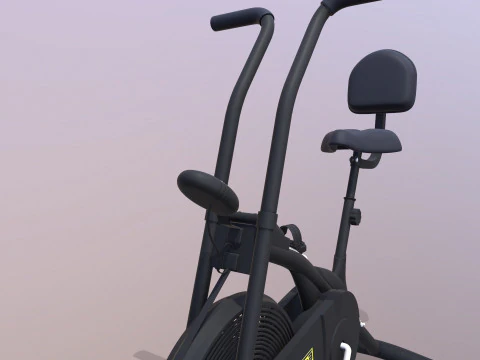 Air Bike Exercise Cycle 3D Model