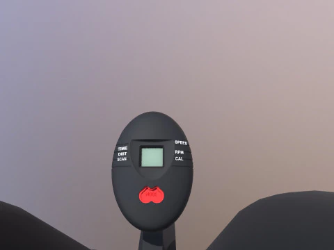 Air Bike Exercise Cycle 3D Model