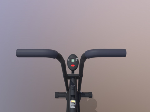 Air Bike Exercise Cycle 3D Model