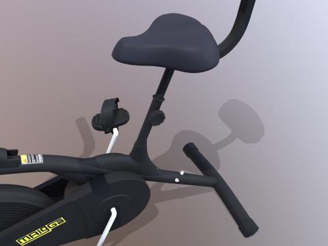 Air Bike Exercise Cycle 3D Model
