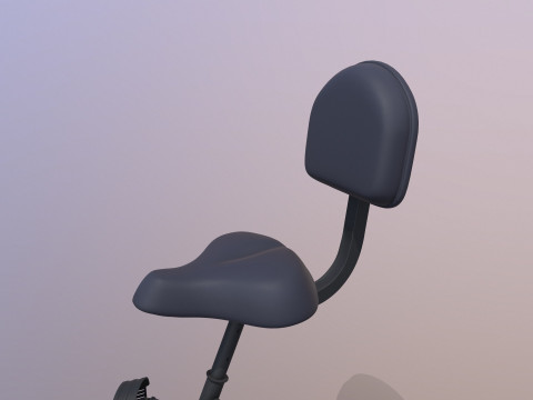 Air Bike Exercise Cycle 3D Model