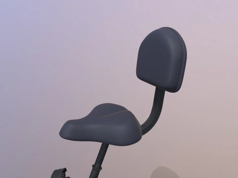 Air Bike Exercise Cycle 3D Model