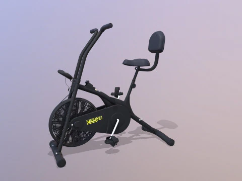Air Bike Exercise Cycle 3D Model