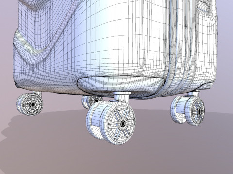 Suitcase bag 3D Model