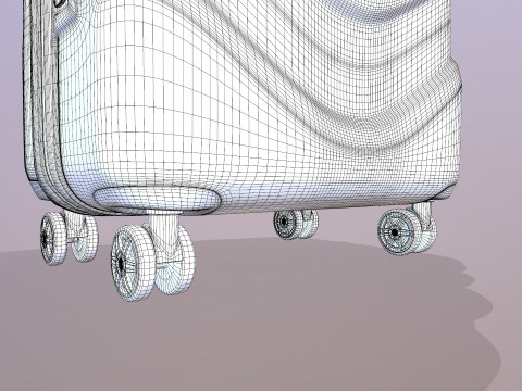 Suitcase bag 3D Model