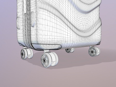 Suitcase bag 3D Model
