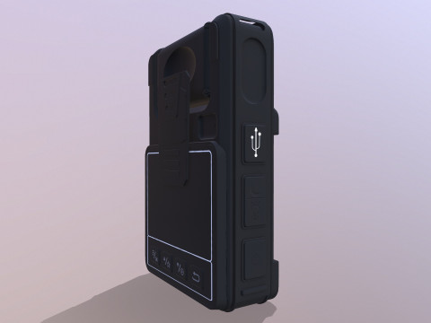 Cam&eacute;ra portable Modèle 3D