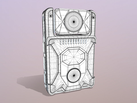 Cam&eacute;ra portable Modèle 3D