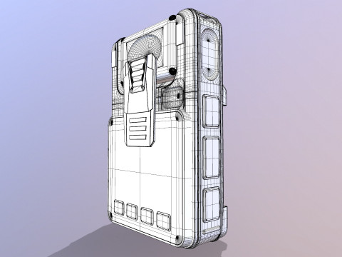 Cam&eacute;ra portable Modèle 3D
