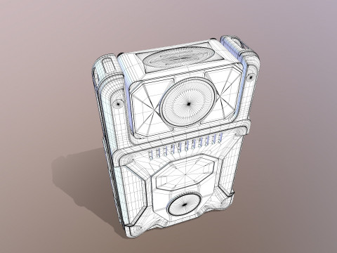 Cam&eacute;ra portable Modèle 3D