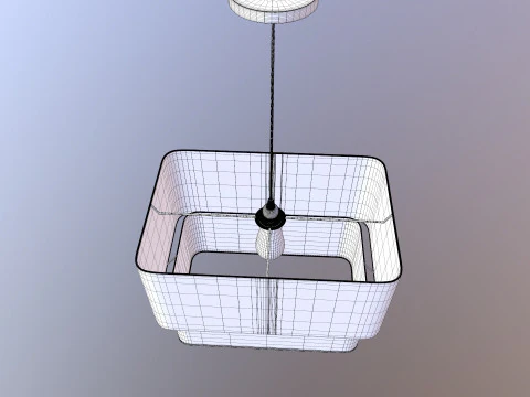 L&acirc;mpada de teto Modelo 3D
