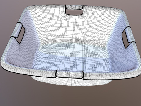 Cesto della biancheria Modello 3D