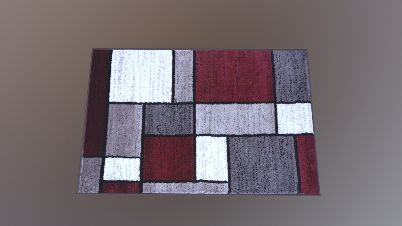 Tappetino a basso numero di poligoni Modello 3D .c4d .max .obj .3ds .fbx .stl .blend 