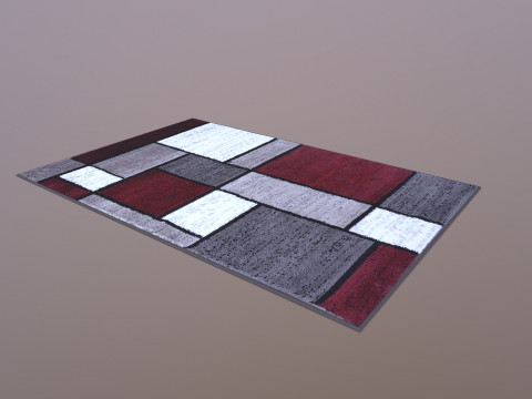 Tappetino a basso numero di poligoni Modello 3D