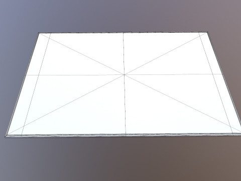 Tappetino a basso numero di poligoni Modello 3D