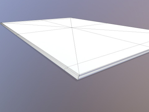 Tappetino a basso numero di poligoni Modello 3D